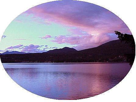 sunset pic of Grand Lake